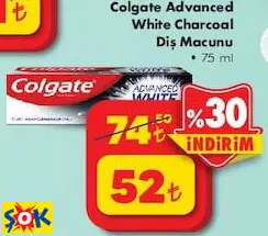 COLGATE ADVANCED WHİTE CHARCOAL DİŞ MACUNU 75 ML
